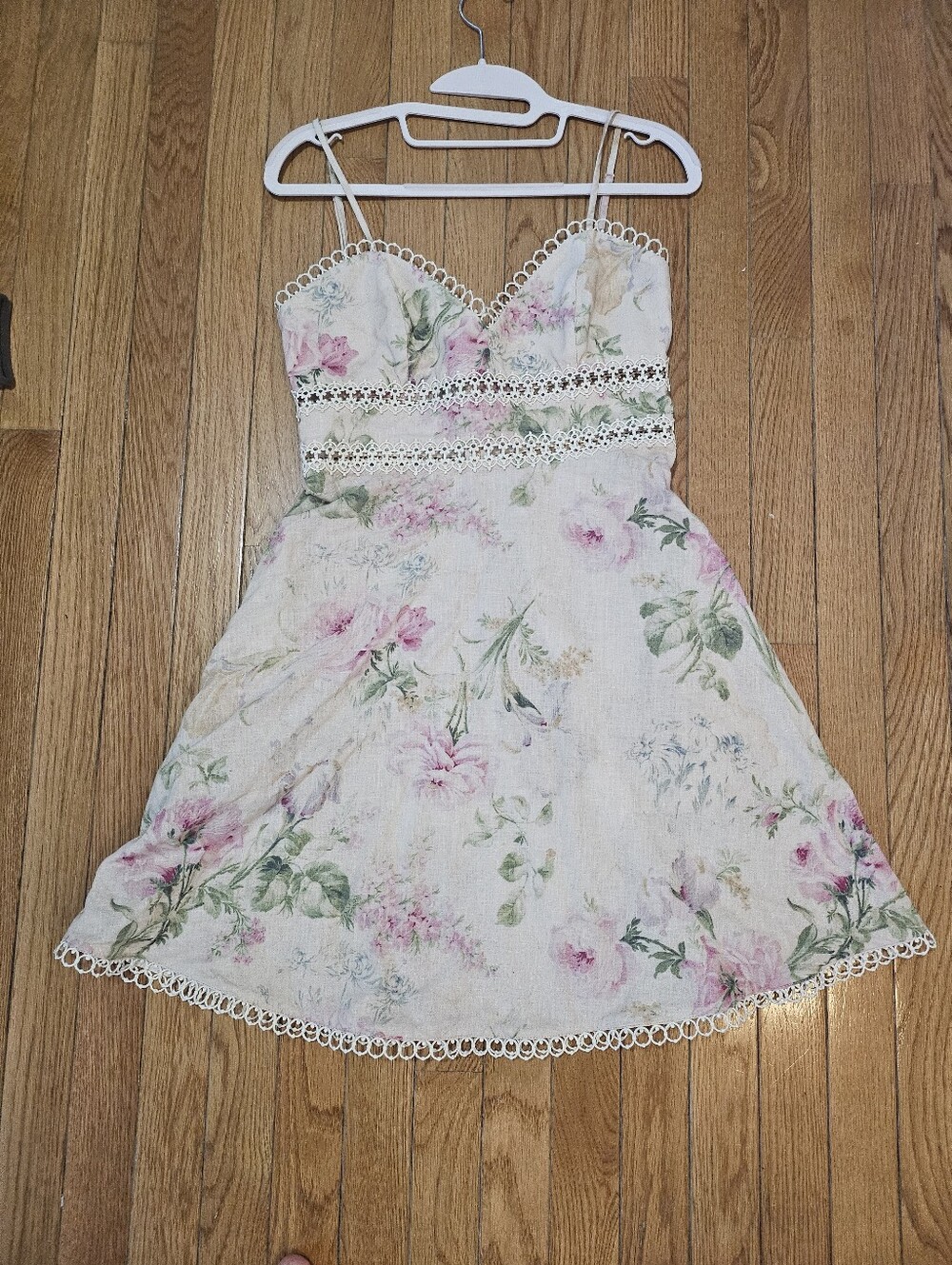 Zimmerman Linen dress Pink Size 1